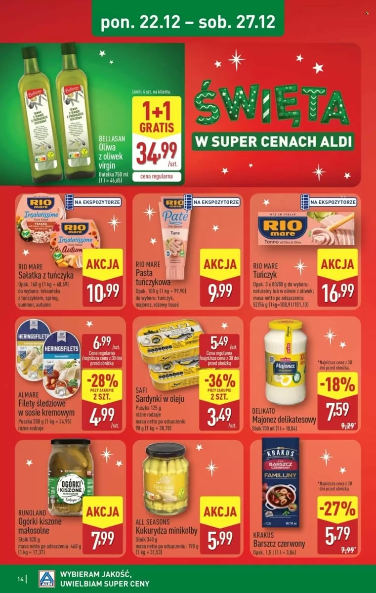 Strona 14 z gazetki Aldi