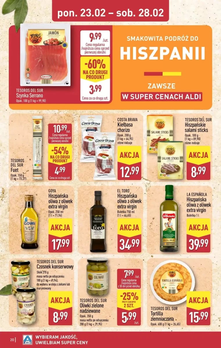 Strona 20 z gazetki Aldi