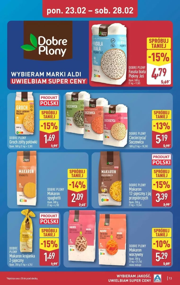 Strona 13 z gazetki Aldi