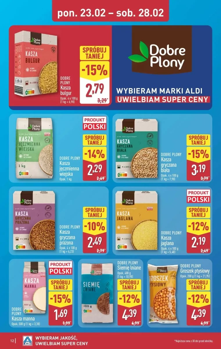 Strona 12 z gazetki Aldi