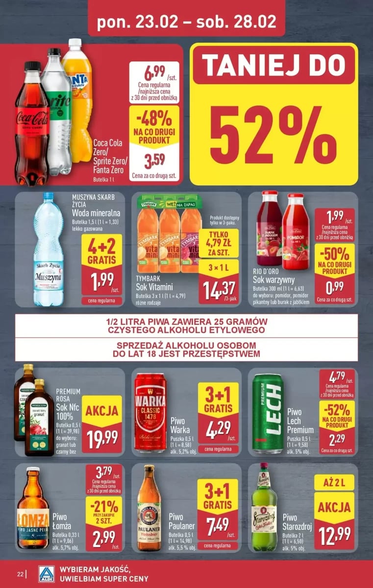 Strona 22 z gazetki Aldi