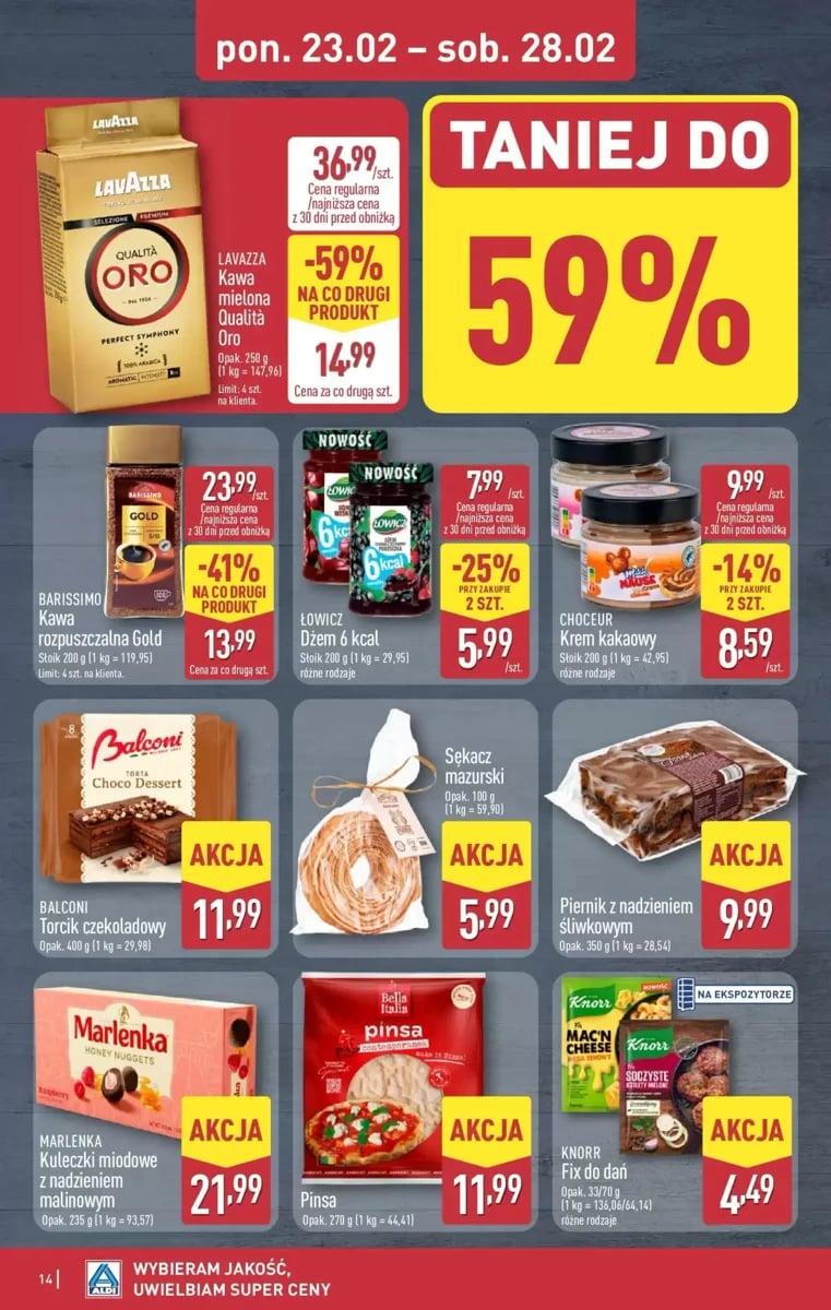 Strona 14 z gazetki Aldi