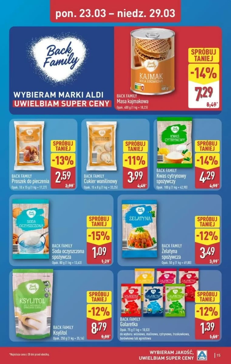 Strona 15 z gazetki Aldi