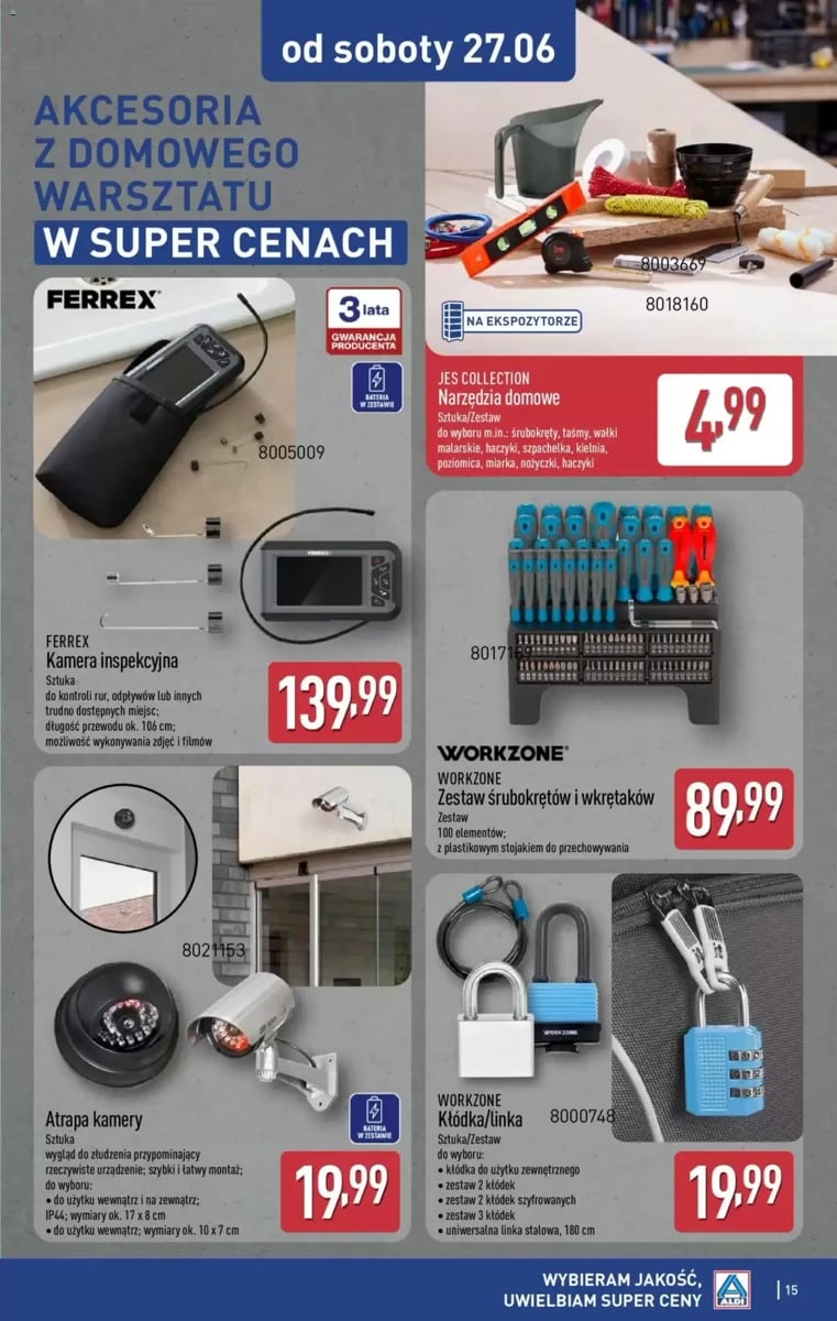 Strona 15 z gazetki Aldi
