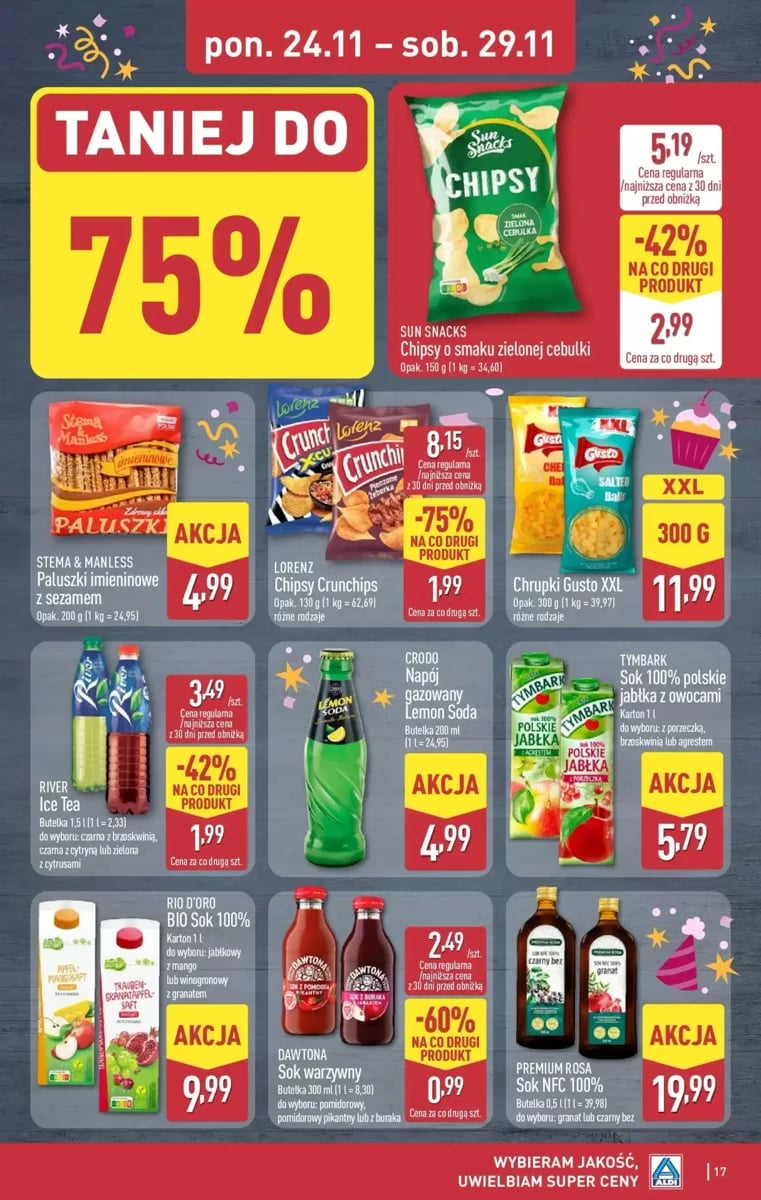 Strona 17 z gazetki Aldi