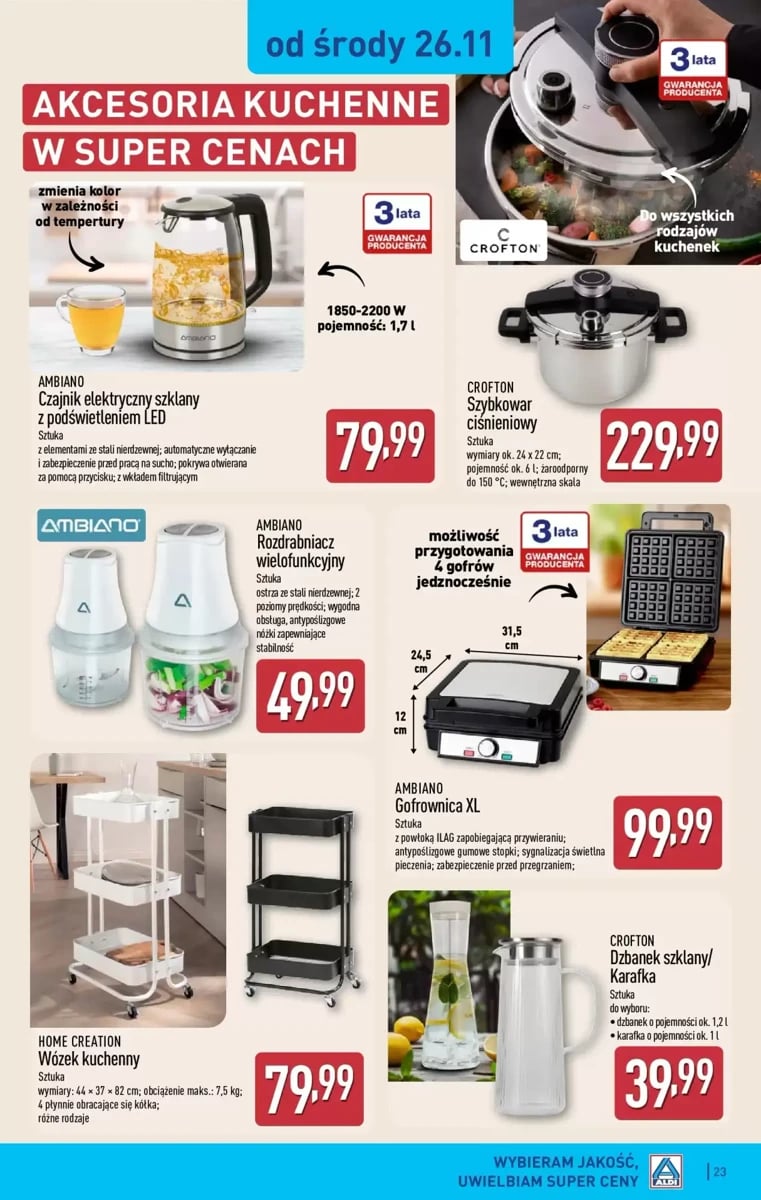 Strona 23 z gazetki Aldi