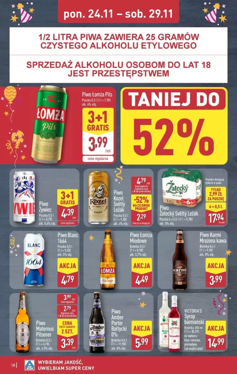 Strona 18 z gazetki Aldi
