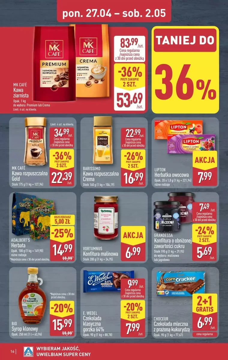 Strona 16 z gazetki Aldi