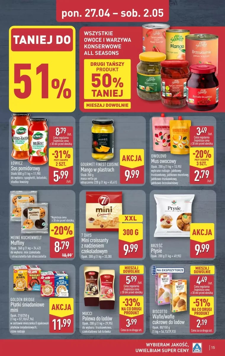 Strona 15 z gazetki Aldi