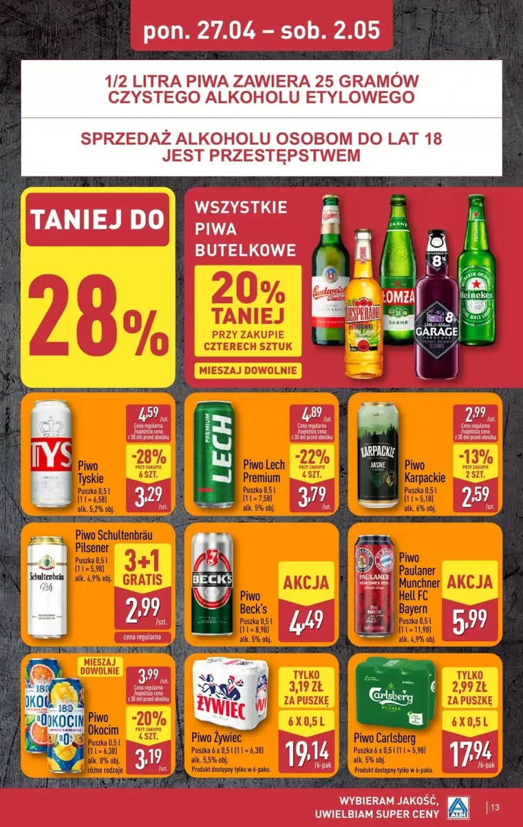 Strona 13 z gazetki Aldi