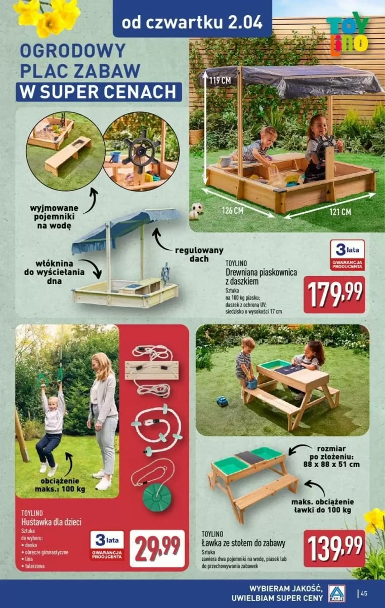 Strona 45 z gazetki Aldi