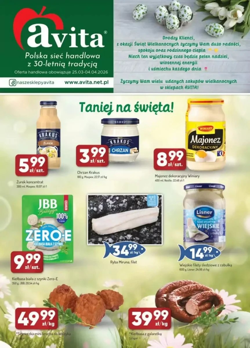 Strona 1 z gazetki Avita