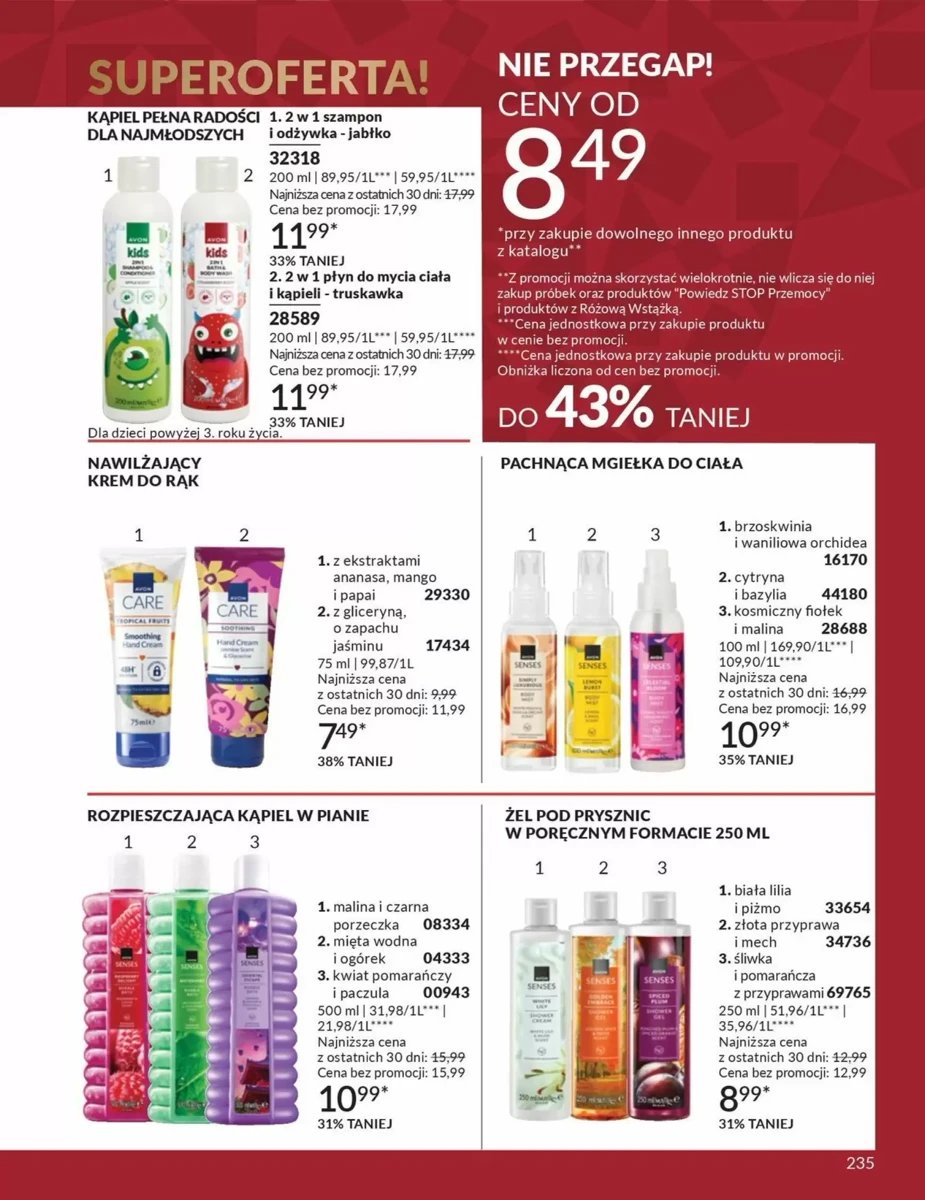 Strona 159 z gazetki Avon