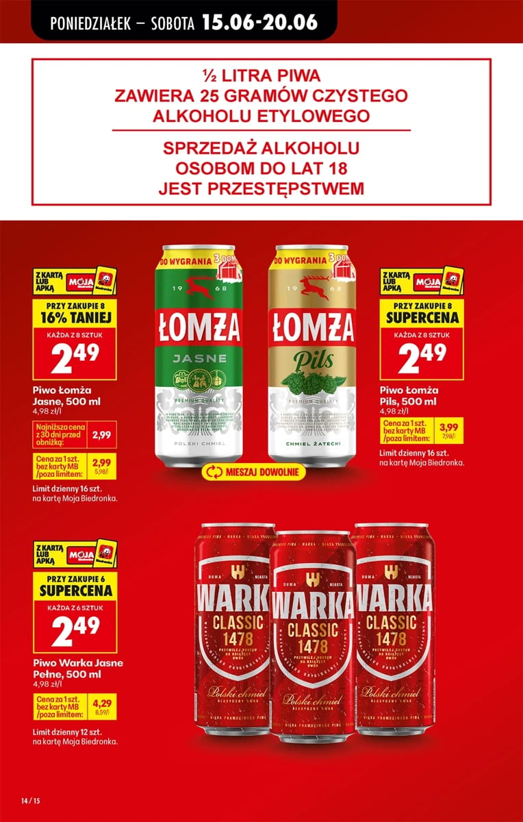 Strona 14 z gazetki Biedronka