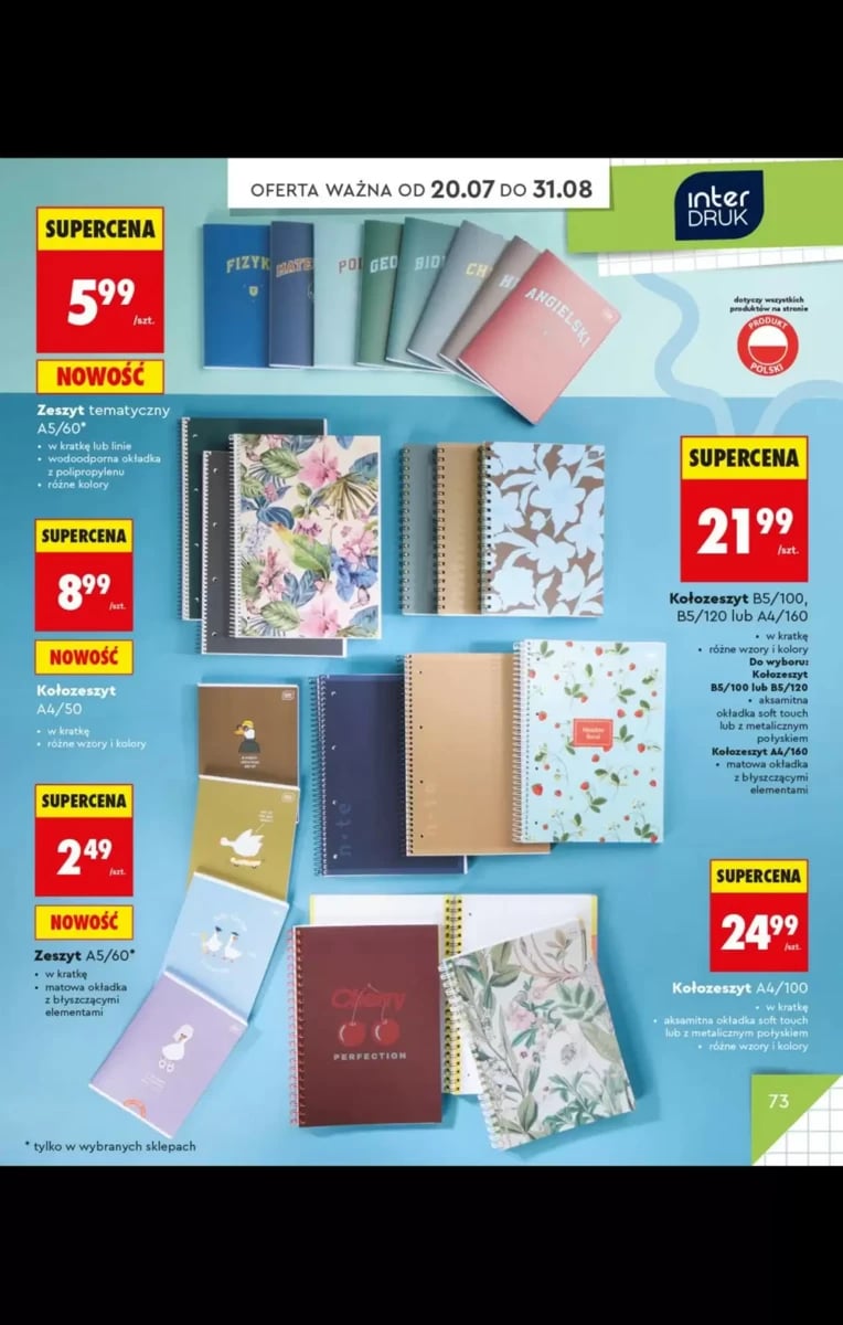 Strona 73 z gazetki Biedronka