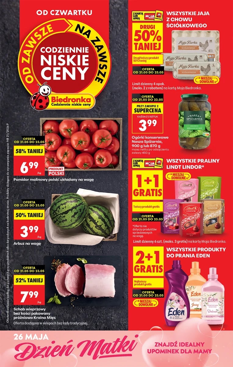 Strona 1 z gazetki Biedronka