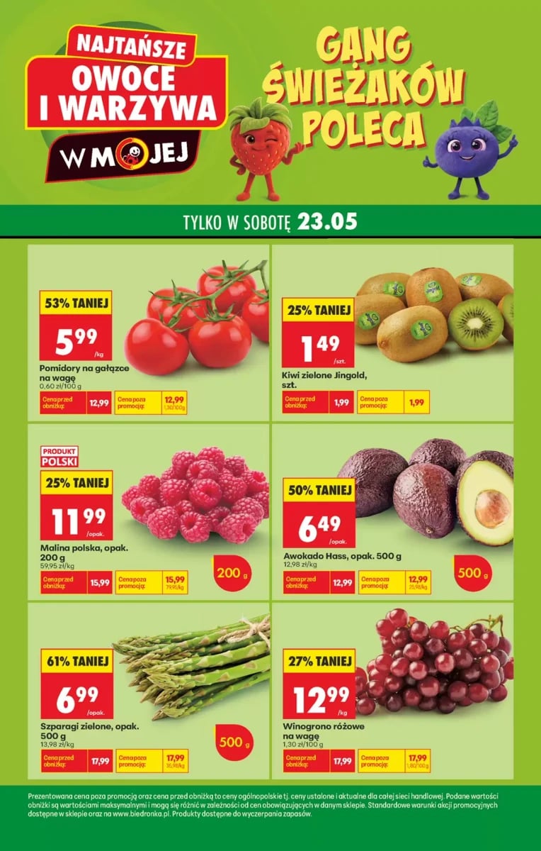 Strona 1 z gazetki Biedronka