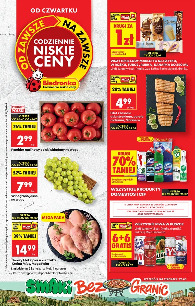 Strona 1 z gazetki Biedronka
