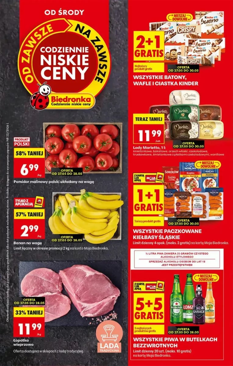 Strona 1 z gazetki Biedronka