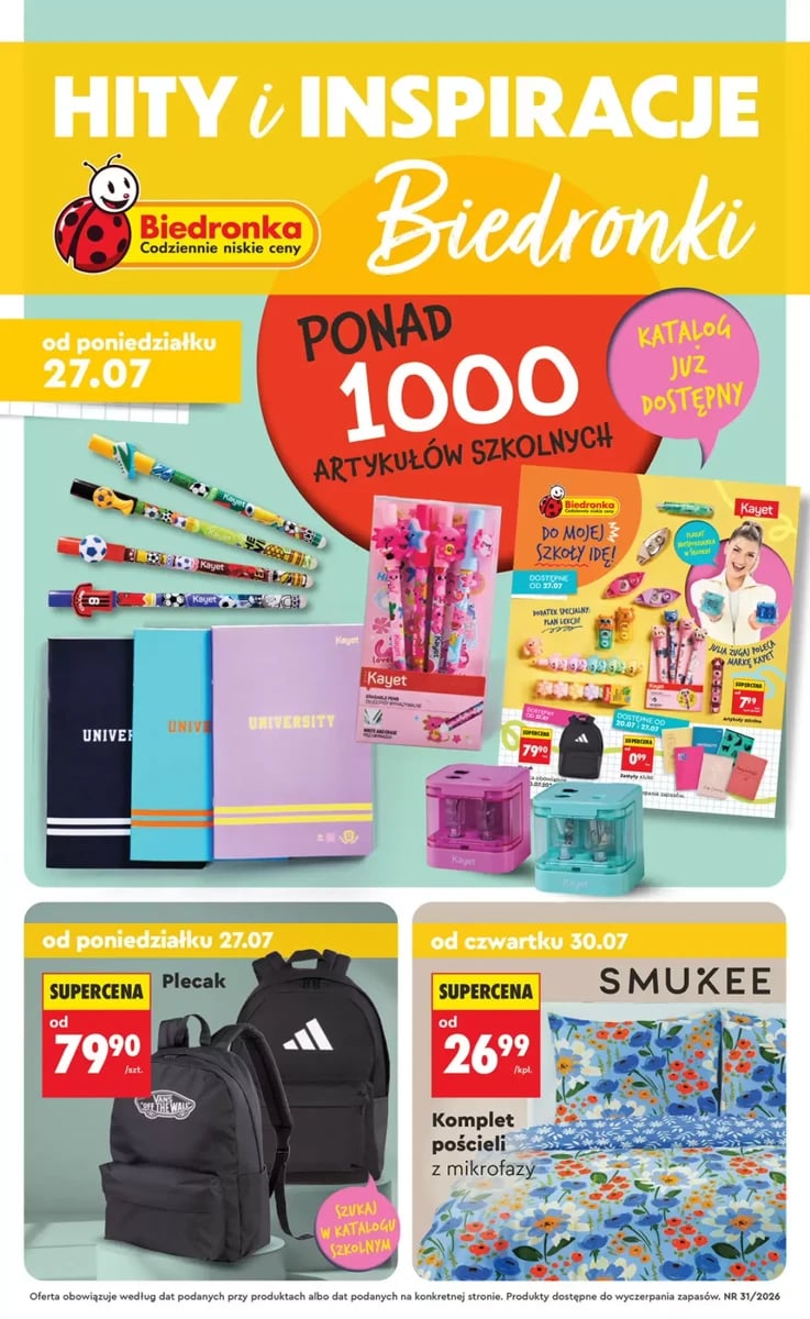 Strona 1 z gazetki Biedronka