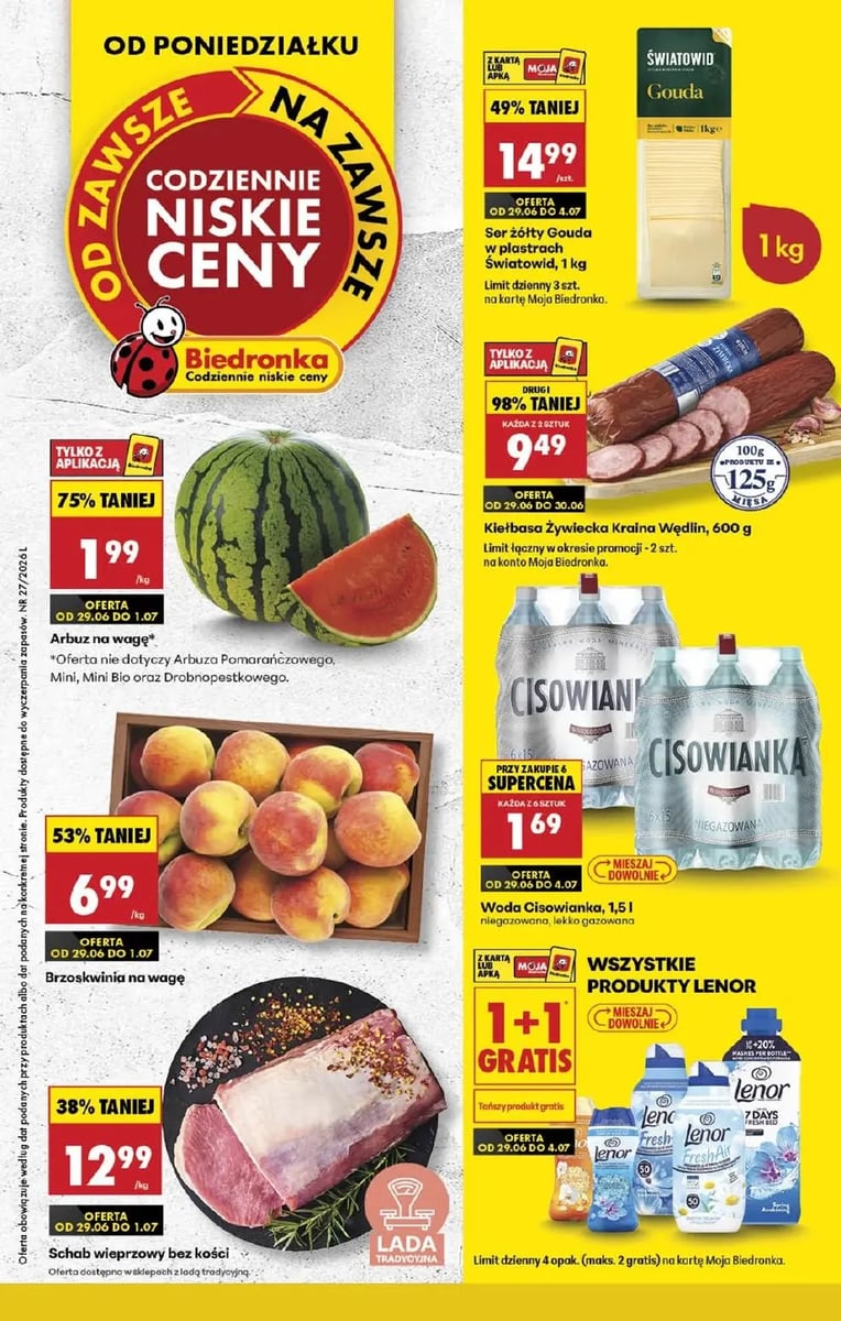Strona 1 z gazetki Biedronka