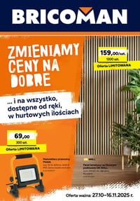 Gazetka Bricoman – 27.10.2025 – 16.11.2025