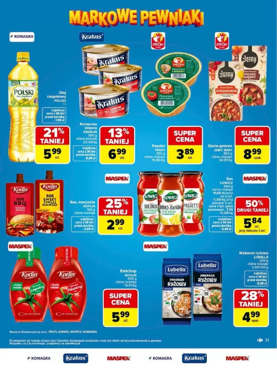Strona 31 z gazetki Carrefour