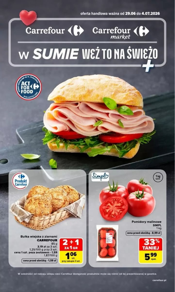 Strona 1 z gazetki Carrefour