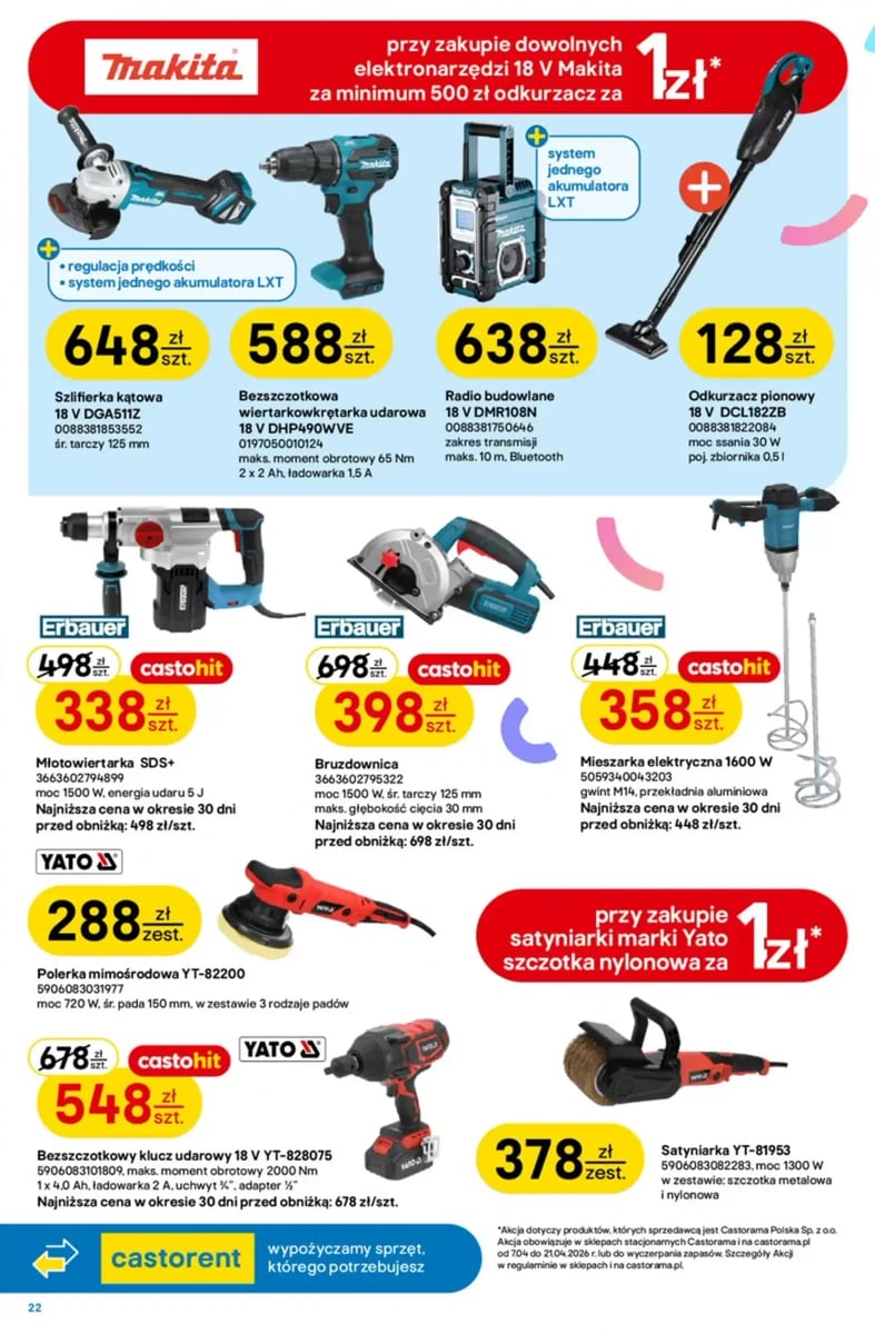 Strona 22 z gazetki Castorama