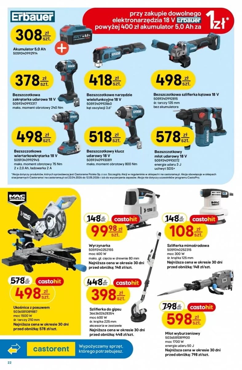Strona 22 z gazetki Castorama