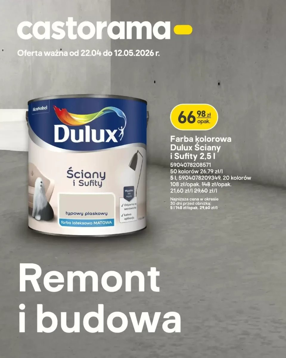 Strona 1 z gazetki Castorama