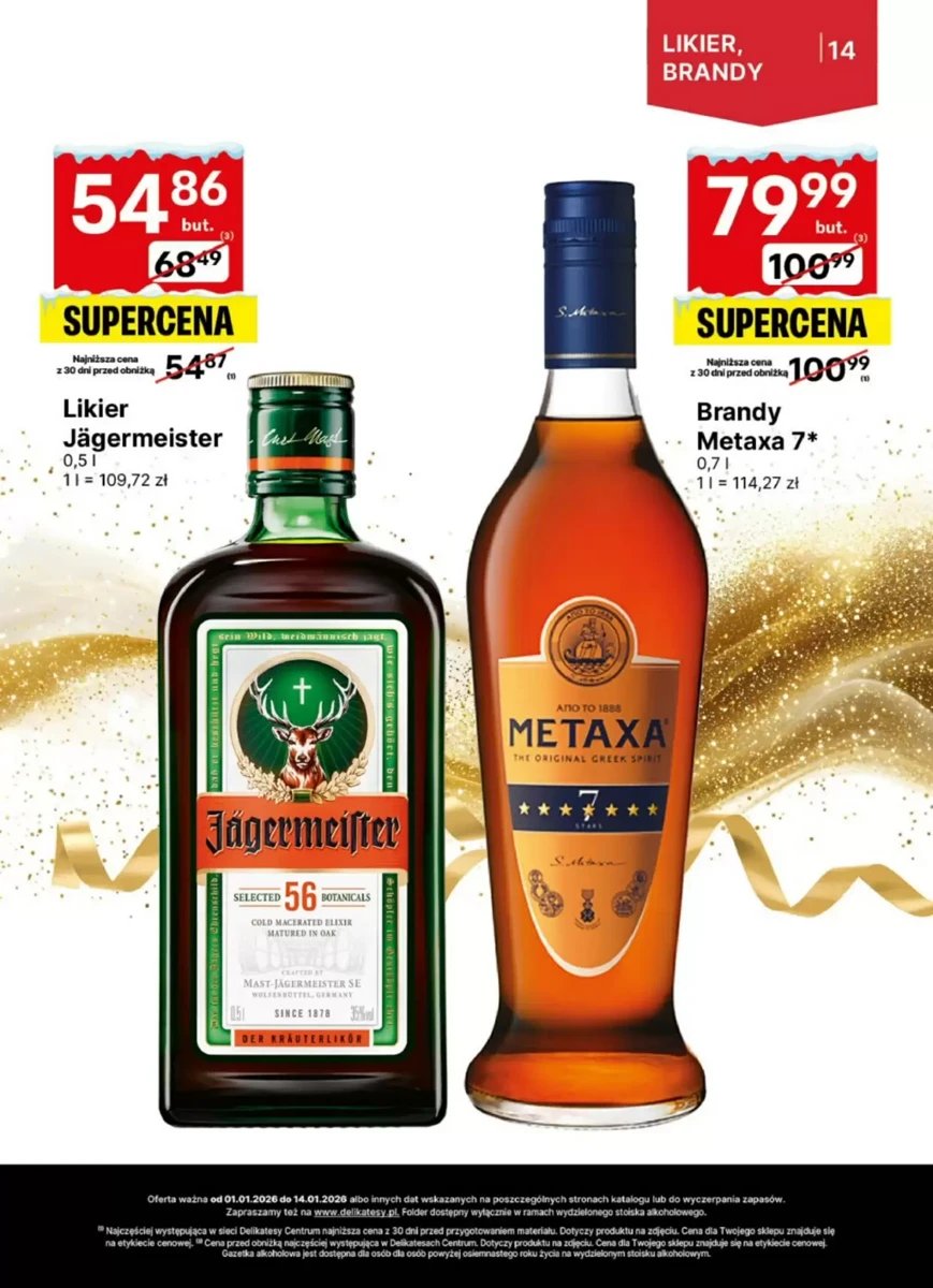 Strona 14 z gazetki Delikatesy Centrum