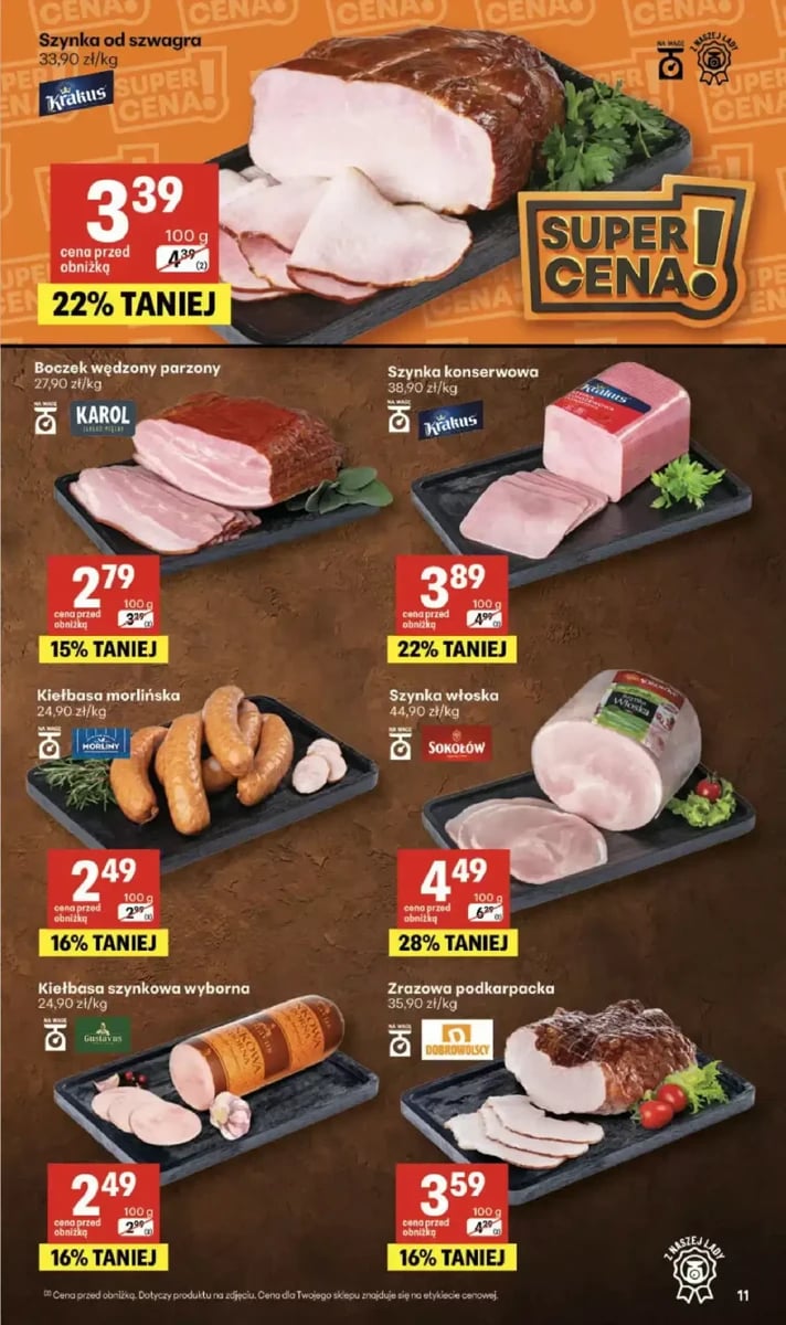 Strona 11 z gazetki Delikatesy Centrum