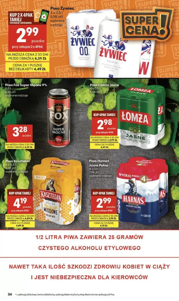 Strona 34 z gazetki Delikatesy Centrum