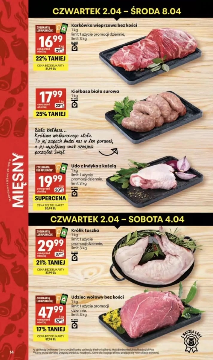 Strona 14 z gazetki Delikatesy Centrum