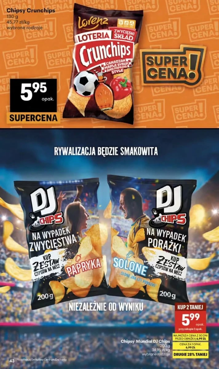 Strona 43 z gazetki Delikatesy Centrum