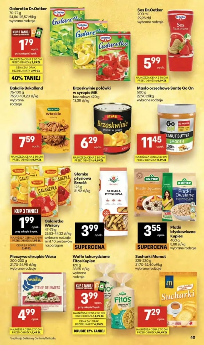 Strona 40 z gazetki Delikatesy Centrum