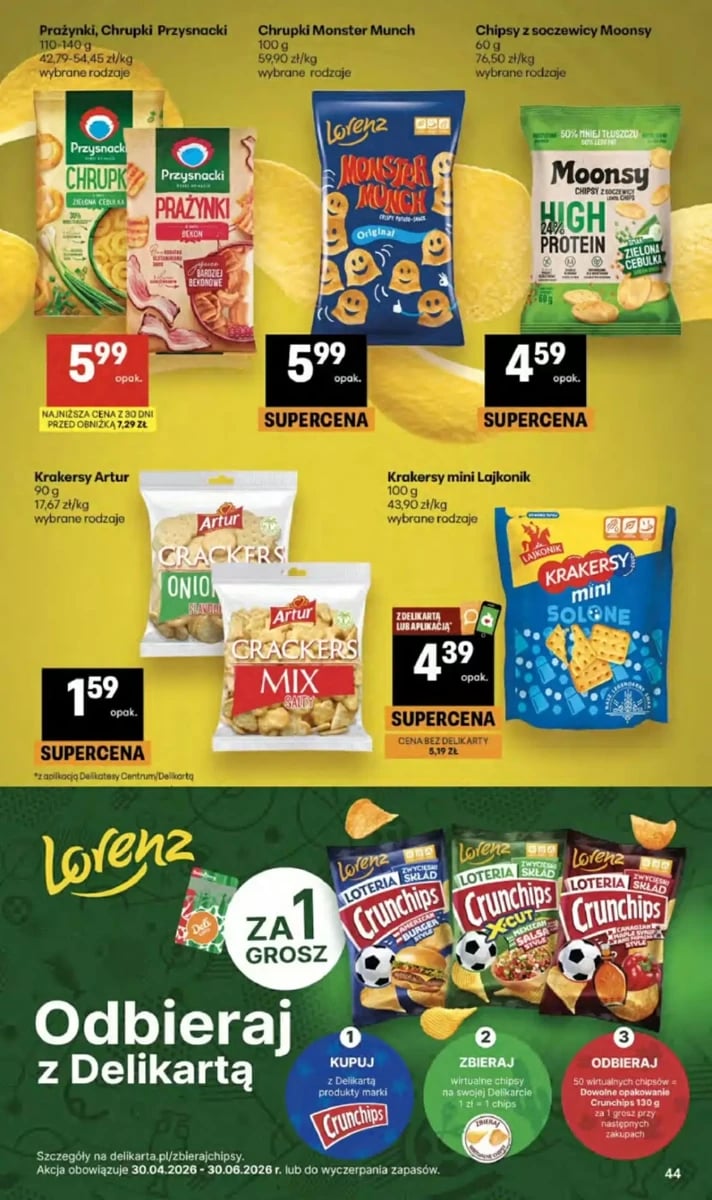 Strona 44 z gazetki Delikatesy Centrum