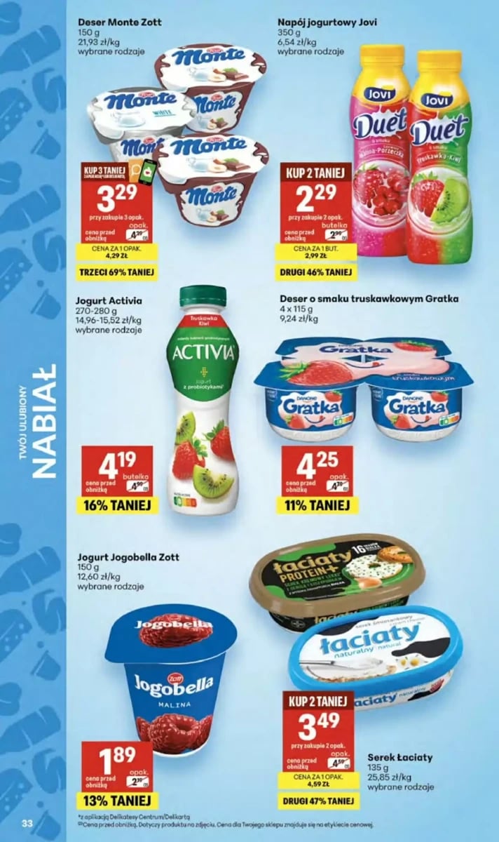Strona 33 z gazetki Delikatesy Centrum