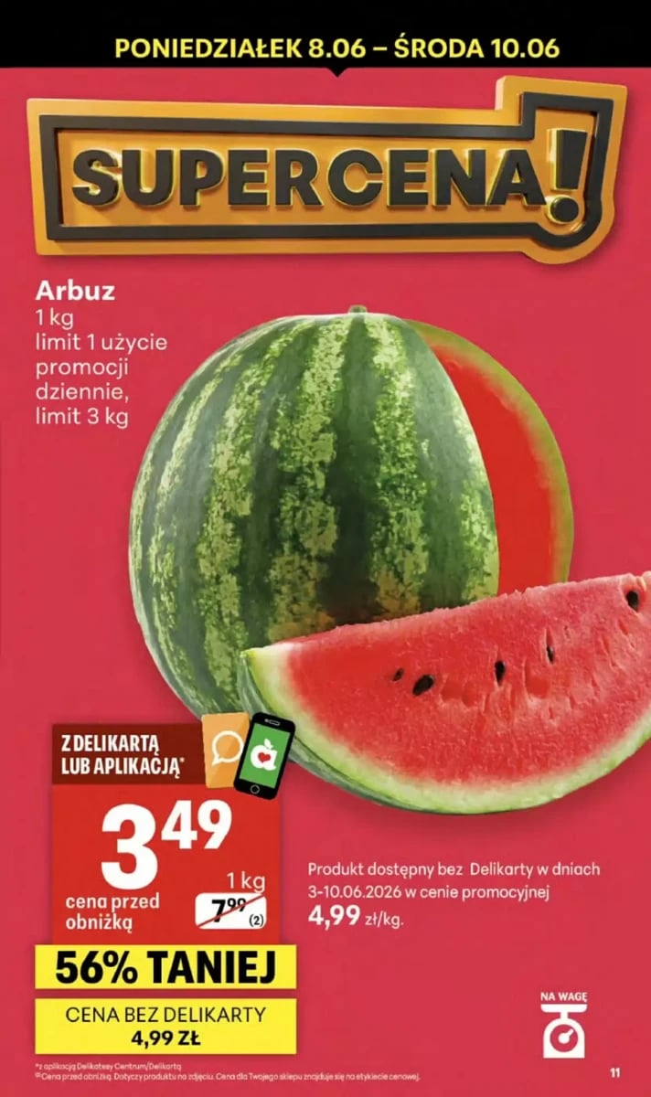 Strona 11 z gazetki Delikatesy Centrum