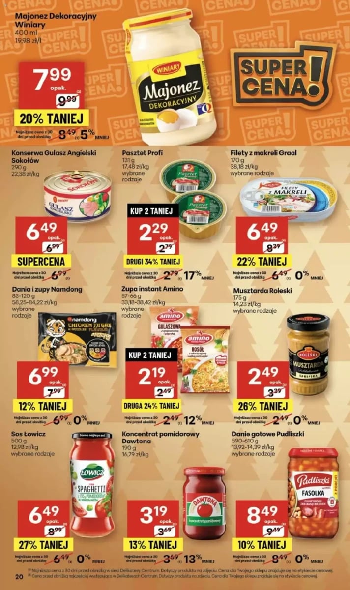 Strona 20 z gazetki Delikatesy Centrum