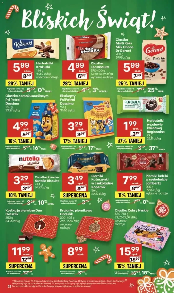 Strona 28 z gazetki Delikatesy Centrum