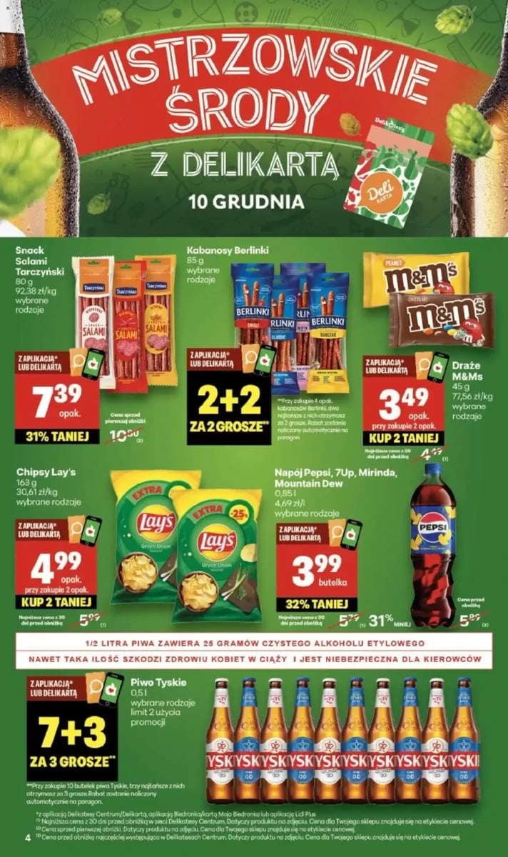 Strona 4 z gazetki Delikatesy Centrum