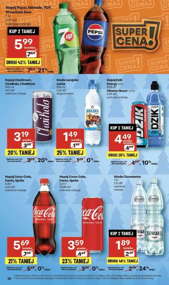 Strona 30 z gazetki Delikatesy Centrum