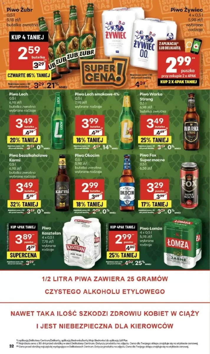 Strona 32 z gazetki Delikatesy Centrum