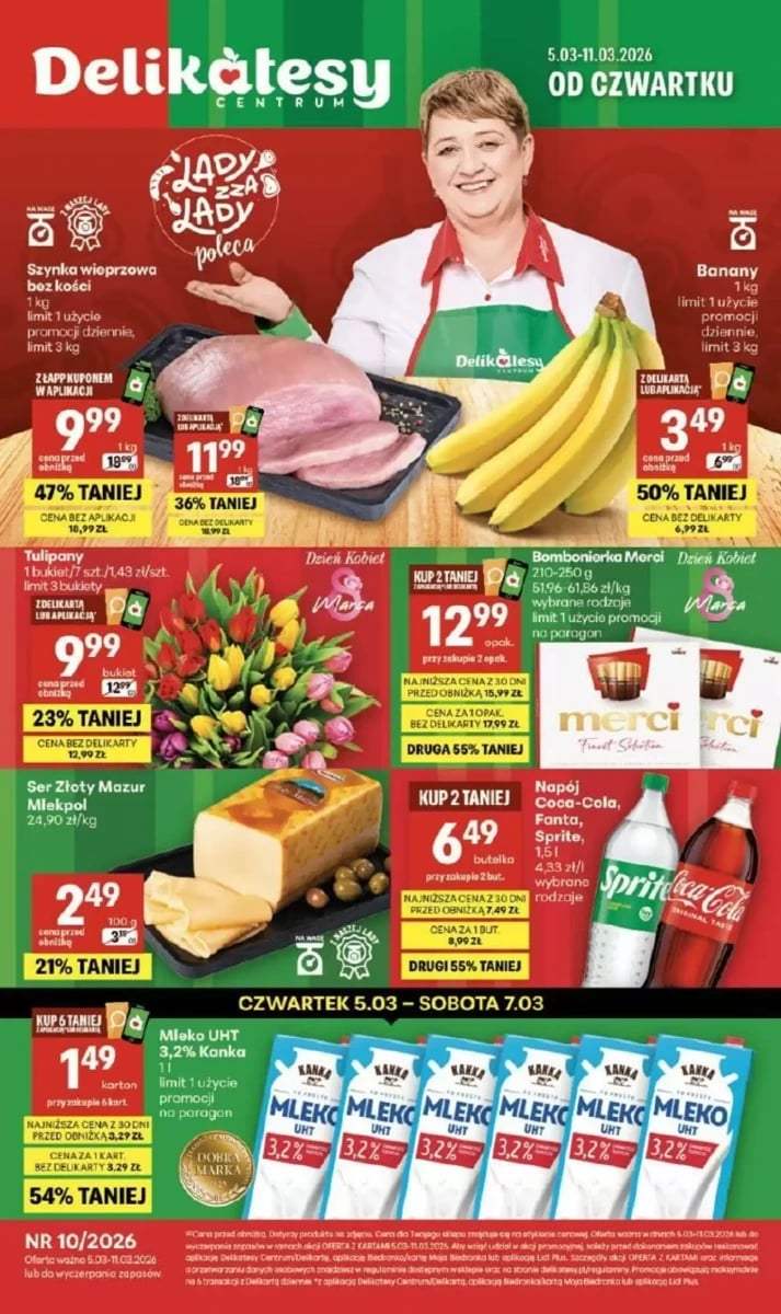 Strona 1 z gazetki Delikatesy Centrum