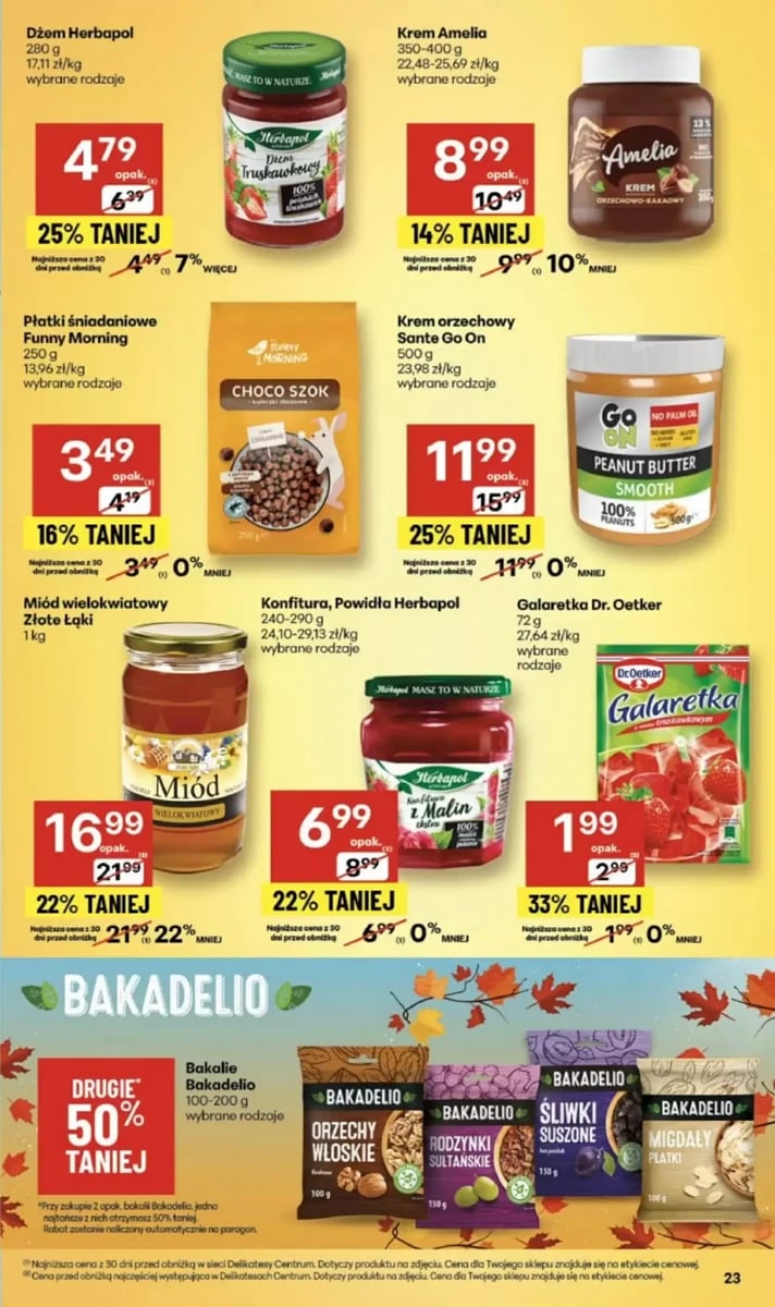 Strona 23 z gazetki Delikatesy Centrum