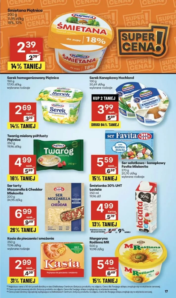 Strona 17 z gazetki Delikatesy Centrum