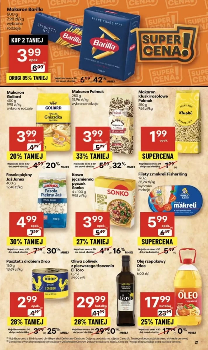 Strona 21 z gazetki Delikatesy Centrum