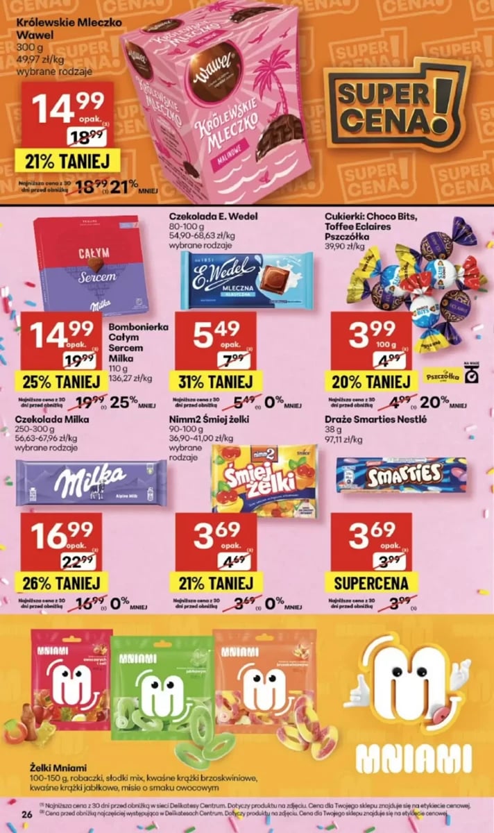 Strona 26 z gazetki Delikatesy Centrum